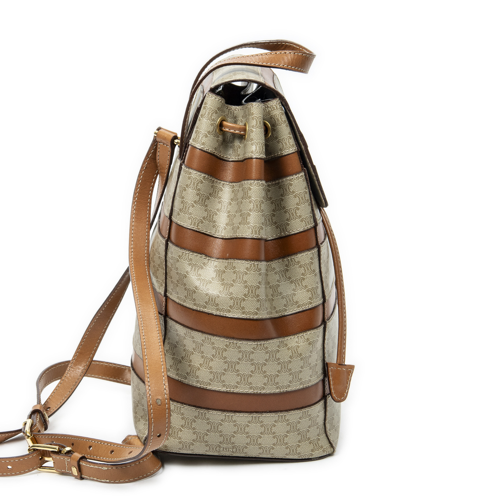 Celine Vintage Drawstring Backpack - image 4